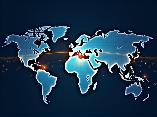 An abstract graphic representing digital advertising metrics and reach.